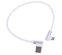 Mllepjdh Cable micro USB para teléfono celular de 90 grados, cable USB de carga rápida, cargador micro USB, cable de sincronización de datos, cable de carga rápida