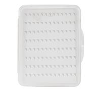 Mllepjdh Caja de pesca con mosca impermeable con ranura transparente para aparejos de pesca, accesorios para cebos, caja de almacenamiento de señuelos, pequeños contenedores de almacenamiento