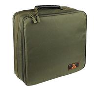 Mllepjdh Carrete de bolsa de pesca de carpa, carretes de pesca, bolsa de almacenamiento impermeable para aparejos de pesca, funda protectora para carrete de pesca, a