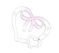 [Mllepjdh] Colgante de estrella pequeña bolsa de la casa amuleto de la nota musical mochila de acrílico de la pequeña casa mochila de la estrella de las notas musicales