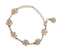 [Mllepjdh] Collares de flores de moda para uso diario elegantes collares de flores con textura de aleación que le brindan comodidad desde el uso diario casual hasta la joyería de fiesta, フリーサイズ