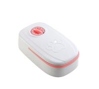 Mllepjdh Comedero automático para mascotas, práctico dispensador de alimentos con temporizador para gatos y perros, temporizador programable electrónico de 48 horas, dispensador automático de