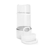 Mllepjdh Comedero y bebedero para pájaros, comedero automático para jaula, cuenco de agua para pájaros, dispensador automático de alimentación de agua para pájaros