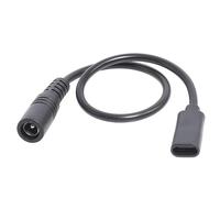 Mllepjdh Conector tipo C a 5521 tipo C hembra a 5,5 x 2,1 hembra, cable convertidor de 25 cm