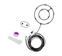 Mllepjdh Configuración de dispersión de agua de área que incluye dos anillos de aspersión de fila y tubo de polietileno de buena calidad de 26.3 pies