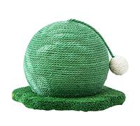 Mllepjdh Cuerda de juguete rascadora con forma de cactus verde, protege los dientes de tus muebles para masticar