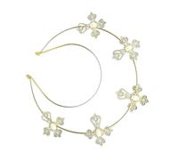Mllepjdh Diadema hecha a mano con filigrana gótica para boda, novia, accesorios para el cabello, diadema de cosplay para niñas, como se describe