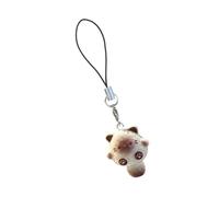 [Mllepjdh] Diseño adorable correa de teléfono regalo elegante caricatura teléfono encanto accesorio único perfecto para cualquier ocasión colgante gordo, フリーサイズ