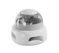 Mllepjdh Dispensador de alimentos de juguete con botón, alimentador de alimentos de alimentación lenta, multifunción, evita asfixia, para mascotas, rompecabezas para perros