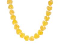 [Mllepjdh] Divertido Corazón Resina Encantos Collar Multicolores Opción Diseño Ligero Cadena Ajustable Encantos para Estilo Diario Accesorios de Cadena de Clavícula, フリーサイズ