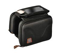 Mllepjdh Funda impermeable para pantalla táctil para bicicleta, bolsa de almacenamiento anticolisión, soporte doble para teléfono de montaña para video