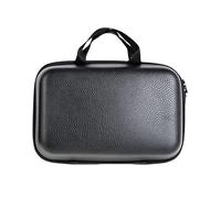 Mllepjdh Funda protectora de piel sintética para carrete de pesca, caja de almacenamiento giratoria, duradera, Large