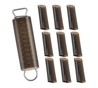 Mllepjdh Fundas de resorte de vinilo de durabilidad para cubiertas de alberca para varias estaciones, protección contra fricciones y daños climáticos, impermeables