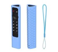 Mllepjdh Fundas protectoras de silicona para mando a distancia, fundas protectoras para el control remoto de Shield, bolsa protectora para la piel, color azul