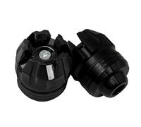 Mllepjdh General - Copas protectoras para horquilla delantera de motocicleta, de aluminio, resistentes a los golpes, instalación sencilla para montar en bicicleta de forma segura