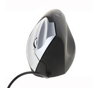 Mllepjdh JSY 01 - Botones ópticos ergonómicos verticales de 3 teclas para PC/portátil, color plateado