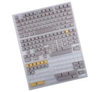Mllepjdh Juego de teclas de 166 teclas para personalizar teclados mecánicos, durabilidad, ABS, para personalizar toques de teclas, reemplazo