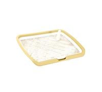 Mllepjdh Large Dog Pet Urination Tray with Vertical Support for Male Dogs Home Friendly Design Training Toilet Indoor Dog Toilet