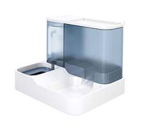 Mllepjdh Lindo cuenco para perros 2 en 1, comedero para mascotas con fuente de agua y bebedero, suministros de contenedores de alimentos para gatos de interior