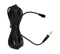 Mllepjdh Micrófono externo de navegación para coche, micrófono de voz de 3,5 mm con cable de 3 metros para llamadas de unidad principal y tareas de entrada, recogida de voz en unidades de navegación y