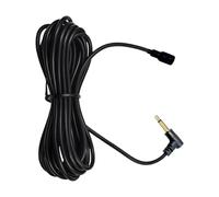 Mllepjdh Micrófono externo de navegación para coche, micrófono de voz de 3,5 mm con cable de 3 metros para llamadas de unidad principal y tareas de entrada, recogida de voz en unidades de navegación y