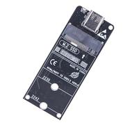 Mllepjdh NVMe a USB 3.2 Gen2x2 Convertidores de transferencia rápida de datos de estado sólido Caja de disco de estado sólido Adaptador USB C de 20 Gbps para disco de estado sólido 2230/2242