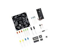 Mllepjdh Placa de circuito iluminada LED para ruleta electrónica y ejercicios educativos de extinción electrónica rueda conjunto