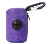 Mllepjdh Practical Dog Poop Bag Dispenser Pet Waste Holder MeshFabric Poop Dispenser for Walking Outdoor Supply Pet Waste Bag Holder