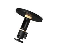 Mllepjdh Soporte ajustable para colgar en el techo para proyectores con tubo de aluminio de 3,5 mm de grosor y montaje de colgador deslizante de amplia compatibilidad