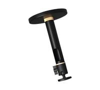 Mllepjdh Soporte ajustable para colgar en el techo para proyectores con tubo de aluminio de 3,5 mm de grosor y montaje de colgador deslizante de amplia compatibilidad