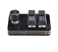 Mllepjdh Teclado mecánico programable para juegos, 1 botón, para juegos industriales