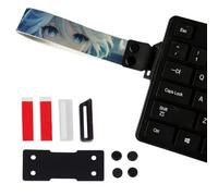 Mllepjdh Teclados para Viajes Soporte De Correa Función Anticaída Configuraciones Simples para Periféricos De Computadora para Cualquier Escenario Correa De Teclado Minimalista