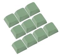 Mllepjdh Teclas XDA2 multicolor de perfil 1U para teclado mecánico, perfectas para juegos y programación, 10 unidades únicas