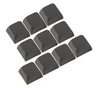 Mllepjdh Teclas XDA2 multicolor de perfil 1U para teclado mecánico, perfectas para juegos y programación, 10 unidades, color gris oscuro