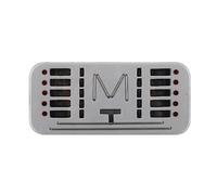 Mllepjdh V2 - Estabilizador de tornillo PCB para PCB de 1,2 mm para teclado mecánico, Satélite 2u 6,25u 7u, teclado de juegos, accesorios de computadora, teclado de metal, color negro