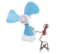 Mllepjdh - Ventilador de techo silencioso de 12 V DC15 W, ventilador de computadora de 10 pulgadas, ventilador portátil, ángulo ajustable, velocidad de 1 marcha sin interruptor, ventilador portátil