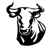 Mlllokfki Artistic Wall Decor Bull Head, Bull Head Wall Metal Art, Iron Bull Head Wall Decoration, Decorative Bull Head Sculpture, Bull Head Indoor Art, Bull Head Outdoor Decor