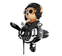 Mlllokfki Bear Pilot Car Air Freshener, Air Freshener Decoration, Cartoon Bear Ornament Fresheners, Cool Vent Decoration, Bear Air Freshener, Car Vent Clips Car Decor Accessory for Present
