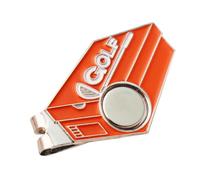 Mlllokfki Clip para chapeau de marqueur de golf, clip para chapeau de golf - Marqueur de golf en métal - Insigne de chapeau decoration laqué unique accessoires de golf pour les amateurs de