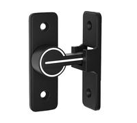 Mlllokfki Heavy Duty Door Locks, Sliding Reinforcement Lock, Security Door Latch, Home Defense Latch, Door Latch, 90/180 Degree Latch, Weather Resistant Lock for Gabinets & Gardens