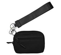 Mlllokfki Keychain Wristlet Wallet, Credit Card Wallet, Waterproof Nylon Coin Purse, Compact Key Ring Wallet, Hand Strap Wallet, Women's Coin Purses, Secure Keychain Wallet, Stylish Wristlet Purse,