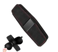 Mlllokfki Soporte para gafas de sol de coche con doble clip | Clip magnético para gafas para un almacenamiento | Clip multifuncional para tarjetas de billete y soporte para gafas de sol para