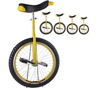 MLLXUXANCC Uniciclo de 16-24 Pulgadas Monociclo Perfecto para Principiantes con Asiento Ajustable Neumáticos Extra Gruesos Carga 150 kg / 330 LB (Tamaño: 20 Pulgadas) (16 Pulgadas)