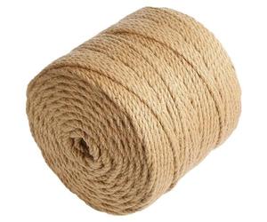 MLordoarf Cuerda de Yute Gruesa/Fina Natural 6mm /8mm/4mm/5mm/3mm Cuerda de Cáñamo Natural, Rollo de Corde Yute para Embalaje, Decoración, Jardinería, Fotos, Regalos, Manualidades
