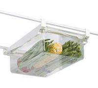 MLordoarf Retráctil Cajones De Frigorífico Transparentes, Cajón de Organización para Nevera, Organizador Cajón Nevera Extraíble, Organizador Nevera Transparente para Huevos Fruta