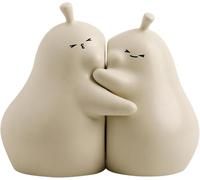 MLordoarf Sujetalibros de Pera, sujetalibros de cerámica, Bonitos sujetalibros con diseño de Abrazo para Estante de Mesa para casa y Oficina, sujetalibros Decorativos para el Espacio