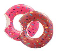 MLPKOI 2 Piezas Flotadores Anillo Piscina para Adultos Niños, 80 cm Dos Colores Donut Caucho de Juguetes Flotador para Piscina Anillo de Natación Inflable Playa Fiesta De Agua Verano