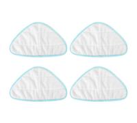 MLPKOI 4 Piezas Limpiador A Vapor, Recambio Para Limpiador Vapor, Compatibles Con Limpiadorr, Almohadillas De Repuesto, Microfibra Repuesto Mopa Compatibles, Recambio Vapor Kit(Blanco)