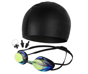 MLPKOI Gafas de Natación Unisex adulto, Gafas para carreras de Competición, Gafa de Natación para Adultos y jóvenes, Sin Goteos, Gafas Natacion Hombre Mujer, Para Deportes AcuáTicos Al Aire Libre