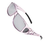 MLPKOI Gafas de Sol Polarizadas, Gafas de Sol Mujer Polarizadas, Sunglasses Ajuste Sobre Lentes de Miopía, Protección UV400, para Conducción, Deportes al Aire Libre y Viajes